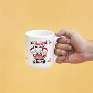 TAZA - LA NAVIDAD A TU LADO ES LA LECHE 