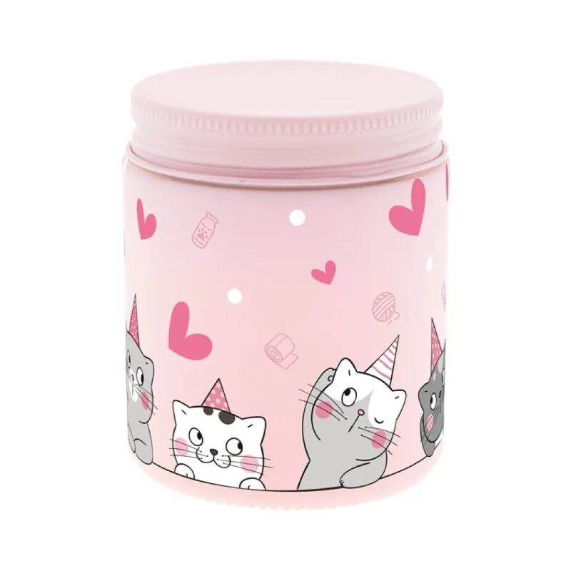 VELA MECHA DE MADERA - PINK CATS  