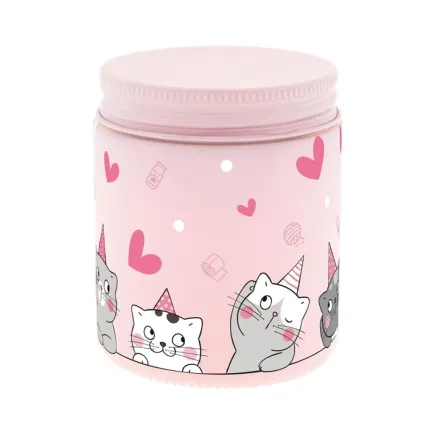 VELA MECHA DE MADERA - PINK CATS  
