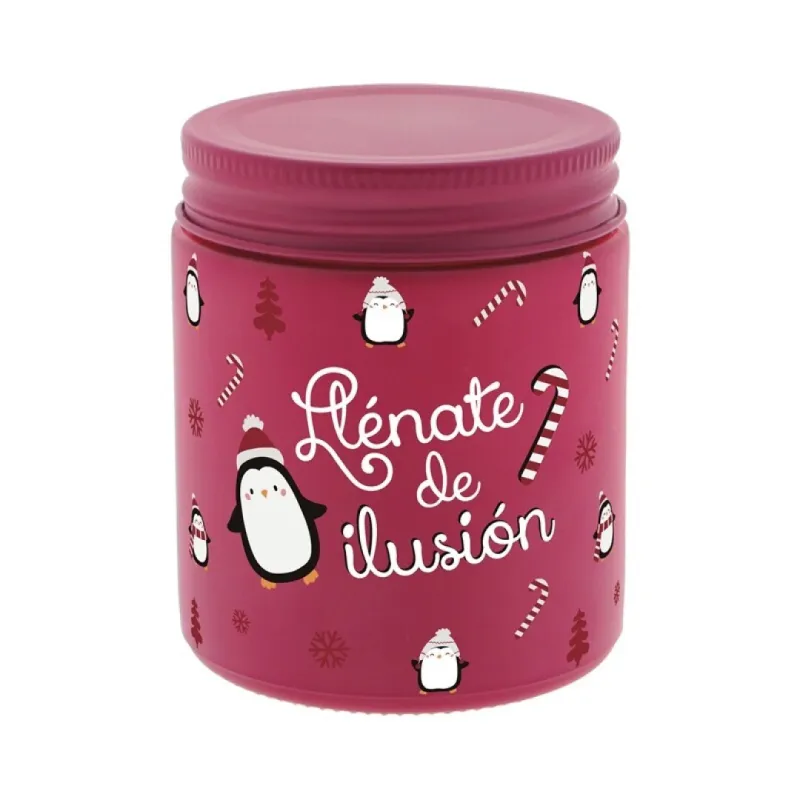 VELA DE MADERA - LLÉNATE DE ILUSIÓN 