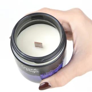 VELA MECHA DE MADERA - BLACK ENCIENDE LA MAGIA  