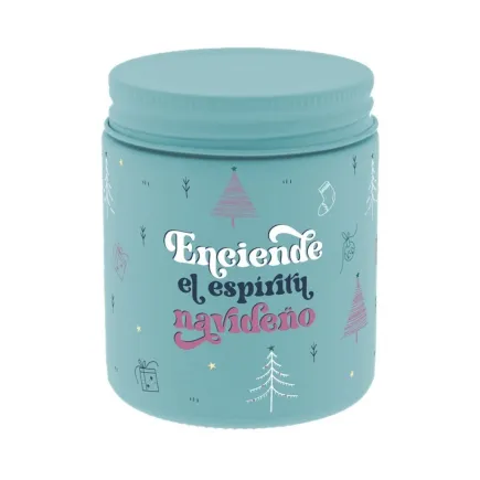 VELA MECHA DE MADERA - ENCIENDE EL ESPÍRITU NAVIDEÑO 