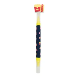 MARCADOR BORRABLE - FAST FOODIE YELLOW 