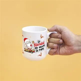 TAZA - LA NAVIDAD ME ENCOGE LA ROPA 