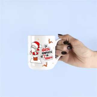 TAZA - LA DIETA EMPIEZA EL 7 DE ENERO 