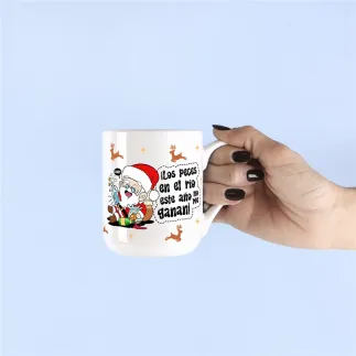 TAZA - LOS PECES EN EL RÍO ESTE AÑO NO ME GANAN 