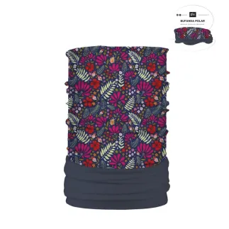 BUFANDA DE CUELLO CON POLAR - HOJAS 