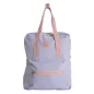 MOCHILA BICOLOR - LILA Y MAKE UP 