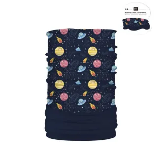 BUFANDA DE CUELLO CON POLAR INFANTIL - PLANETAS 