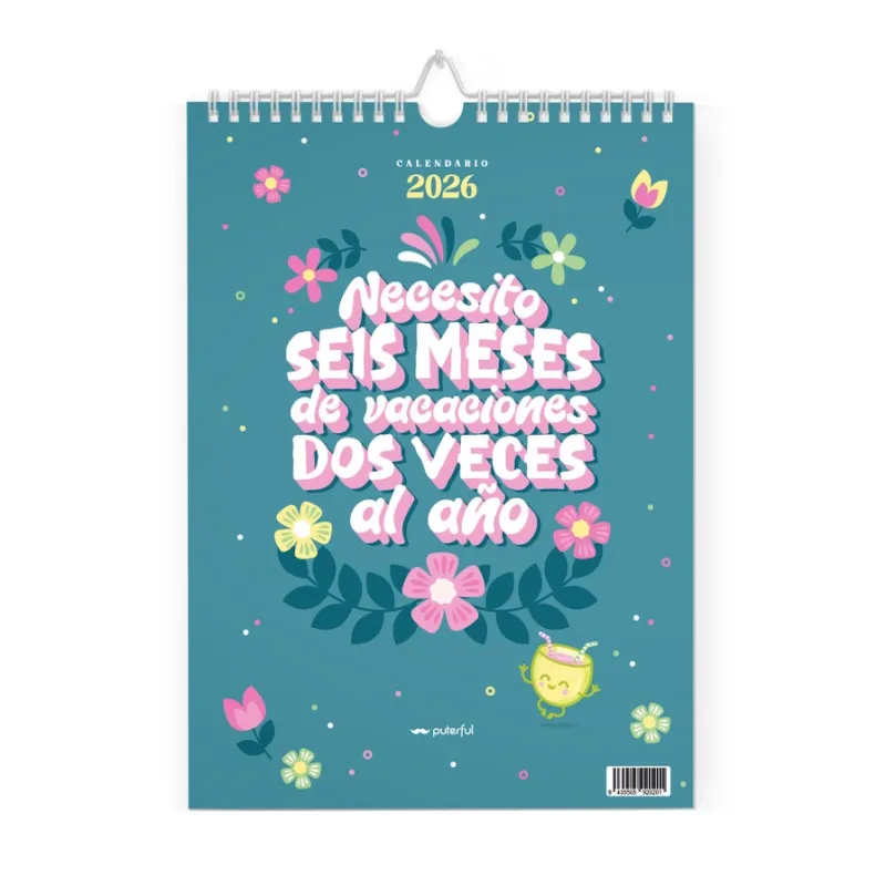 CALENDARIO DE PARED 2026 - NECESITO SEIS MESES MAS  