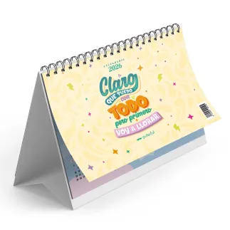 CALENDARIO SOBREMESA 2026 - CLARO QUE PUEDO CON TODO 