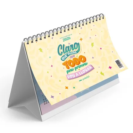 CALENDARIO SOBREMESA 2026 - CLARO QUE PUEDO CON TODO 