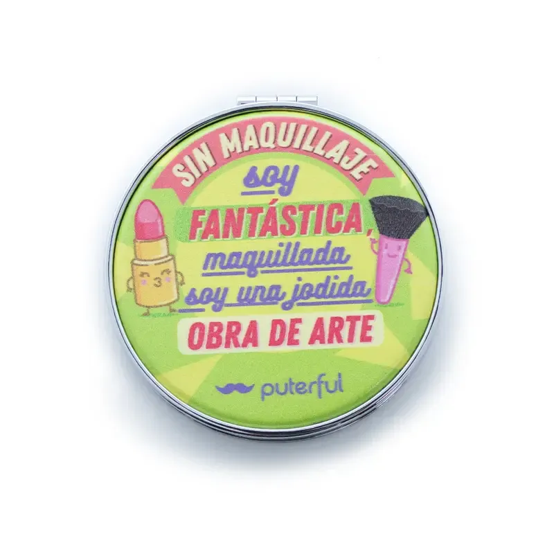 ESPEJO DOBLE - SIN MAQUILLAJE SOY FANTÁSTICA... ESPEJO DOBLE - SIN MAQUILLAJE SOY FANTÁSTICA...