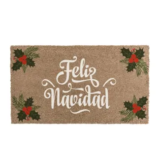 FELPUDO FIBRA DE COCO - FELIZ NAVIDAD 