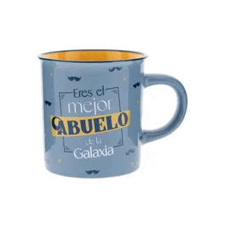 TAZA VINTAGE 400ML - ERES EL MEJOR ABUELO DE LA GALAXIA 