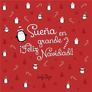 TARJETA - SUEÑA EN GRANDE FELIZ NAVIDAD