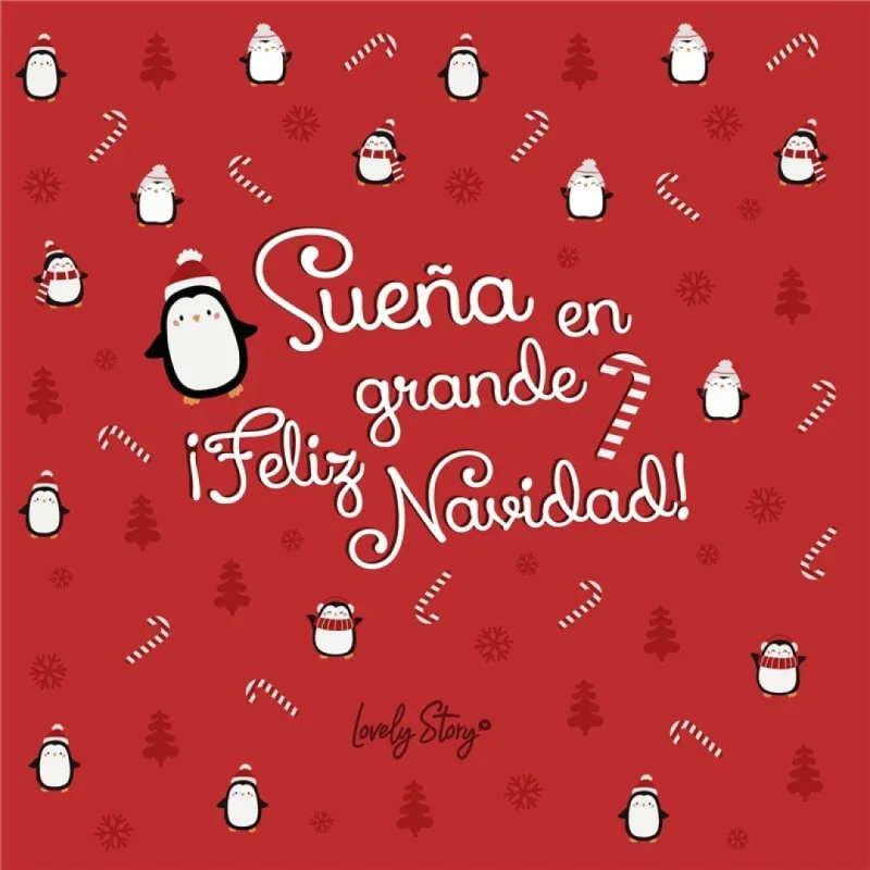 TARJETA - SUEÑA EN GRANDE FELIZ NAVIDAD 