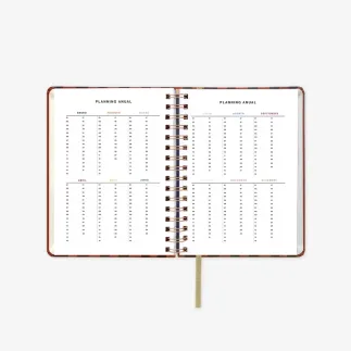 AGENDA ANUAL 2026 DIA PAGINA - PALM 