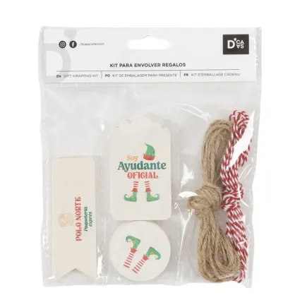 JUEGO PARA ENVOLVER REGALOS - ELFO