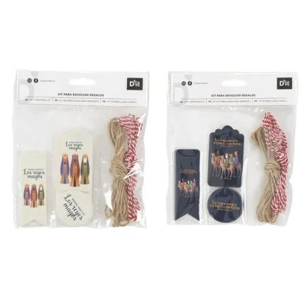 JUEGO PARA ENVOLVER REGALOS - REYES MAGOS 