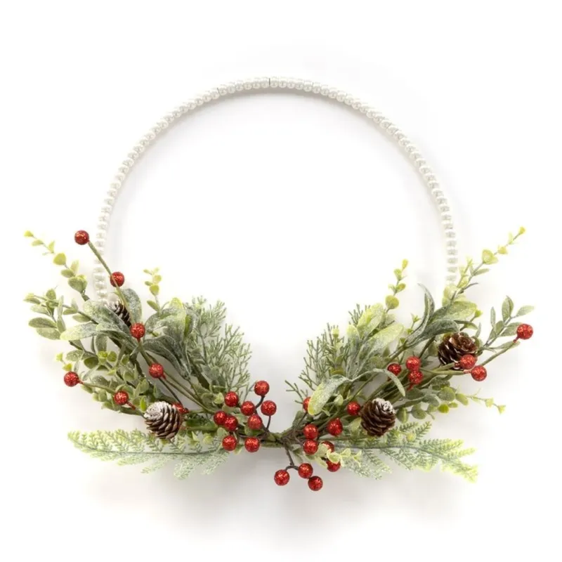 DECORACIÓN DE PARED - PIÑAS Y BAYAS DECORACIÓN DE PARED - PIÑAS Y BAYAS