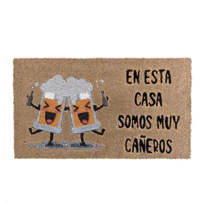 FELPUDO FIBRA DE COCO - EN ESTA CASA SOMOS MUY CAÑEROS FELPUDO FIBRA DE COCO - EN ESTA CASA SOMOS MUY CAÑEROS