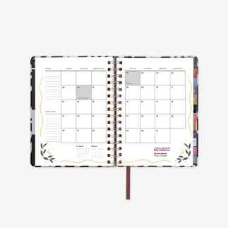 AGENDA ANUAL 2026 SEMANA VISTA - NOIR  