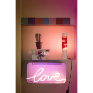 LAMPARA DE LAVA MINI - ROJA Y BLANCA 