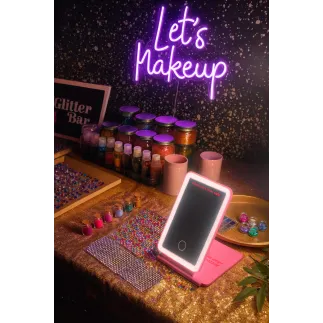 ESPEJO LED PORTATIL - BETTER LEATE THAN UGLY 