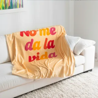 MANTA 180X130CM - NO ME DA LA VIDA  