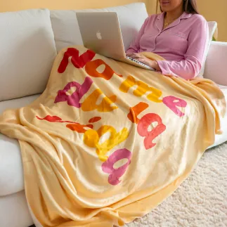 MANTA 180X130CM - NO ME DA LA VIDA  