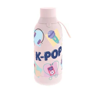 BOTELLA TERMICA 500ML - PINK K-POP 