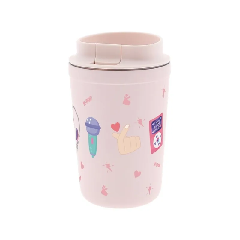 VASO TERMICO 350ML - PINK K-POP 