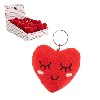 LLAVERO PELUCHE - CORAZON 