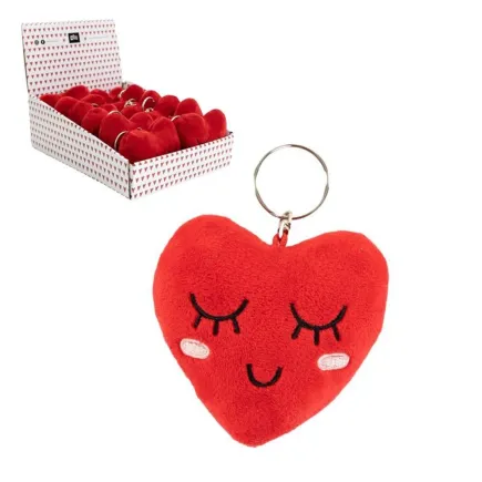 LLAVERO PELUCHE - CORAZON 