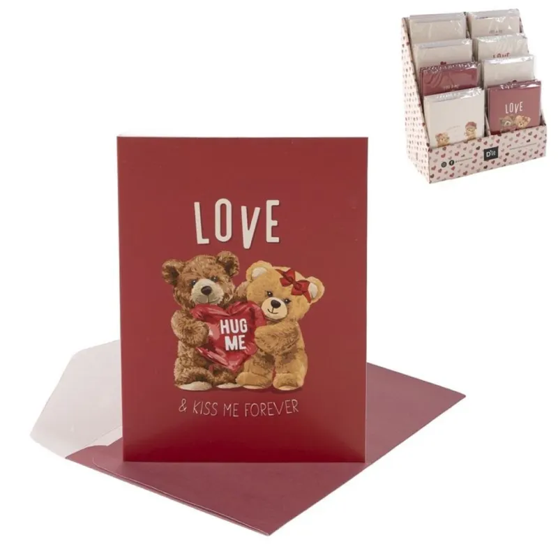 TARJETA CON SOBRE - AMOR   