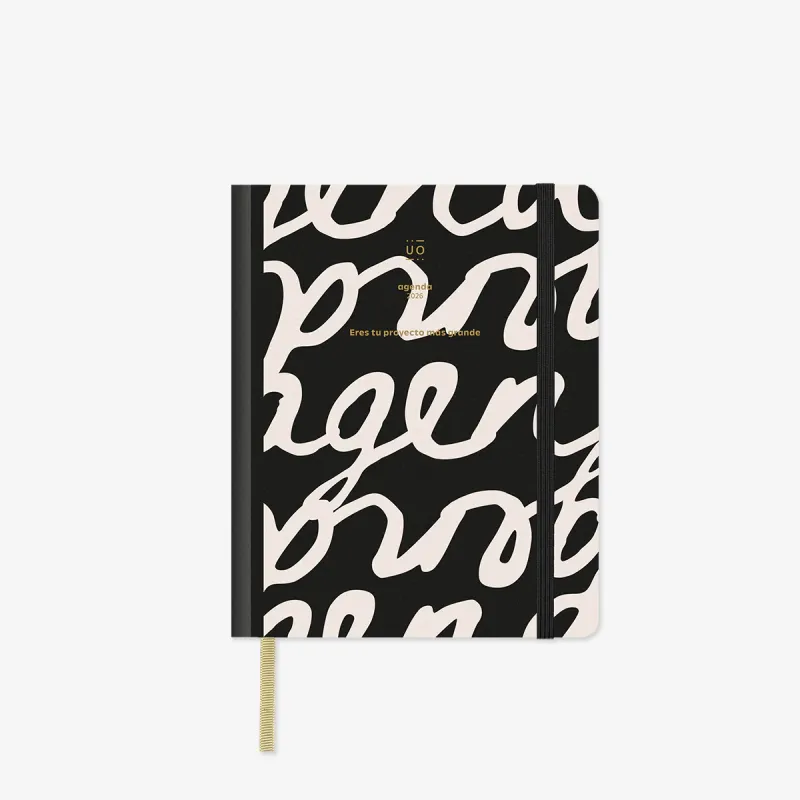 AGENDA ANUAL 2026 SEMANA VISTA - NOIR AGENDA ANUAL 2026 SEMANA VISTA - NOIR