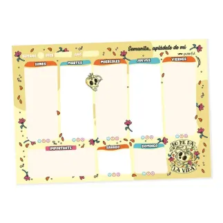 PLANIFICADOR SEMANAL A4 - NO ME DA LA VIDA