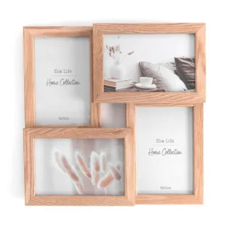 Portafotos Múltiple Madera 4 Fotos 10x15 | Marco Fotos Decorativo