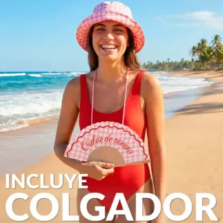 Abanico Calor de Verano con Colgador | Abanico Original Verano