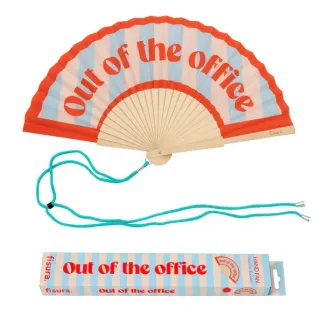 Abanico Out of the Office con Colgador | Abanico Verano Original