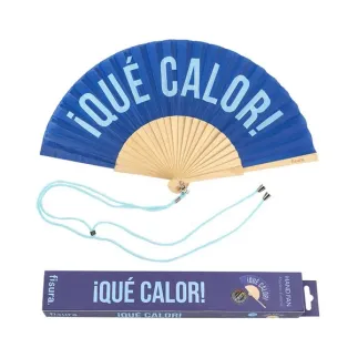 Abanico ¡Qué Calor! con Colgador | Abanico Verano Original