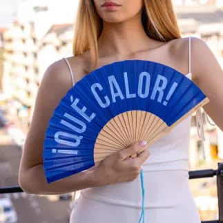 Abanico ¡Qué Calor! con Colgador | Abanico Verano Original