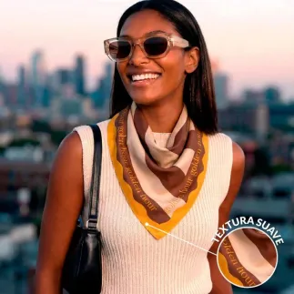 Pañuelo Bandana Golden Hour 70x70 | Pañuelo Mujer y Hombre