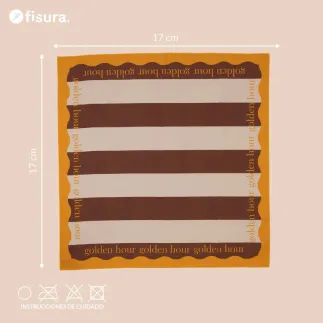 Pañuelo Bandana Golden Hour 70x70 | Pañuelo Mujer y Hombre