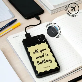 Power Bank 10.000 mAh USB-C | Batería Portátil Cargador Móvil
