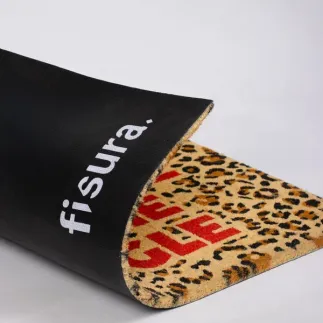 Felpudo Welcome to the Jungle | Felpudo Leopardo Fibra de Coco