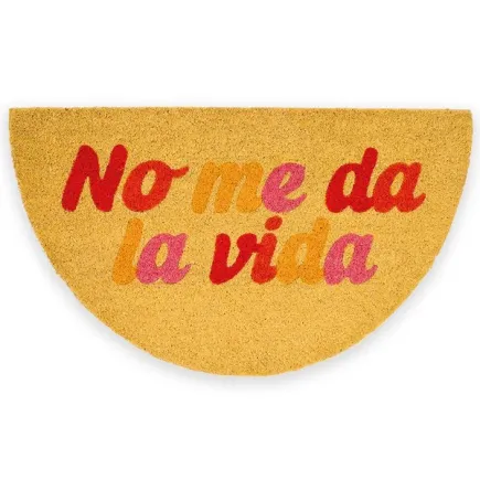 Felpudo No Me Da La Vida | Felpudo Original Fibra de Coco