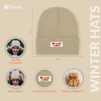 Gorro Invierno No Me Da La Vida | Gorro Unisex Original Cálido