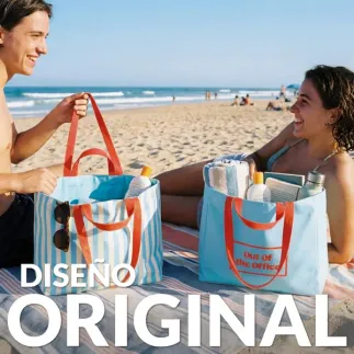 Bolsa Playa Reversible Out of the Office | Tote Bag Verano